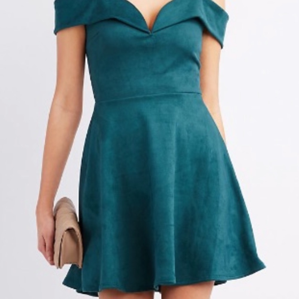 CHARLOTTE RUSSE GREEN DRESS